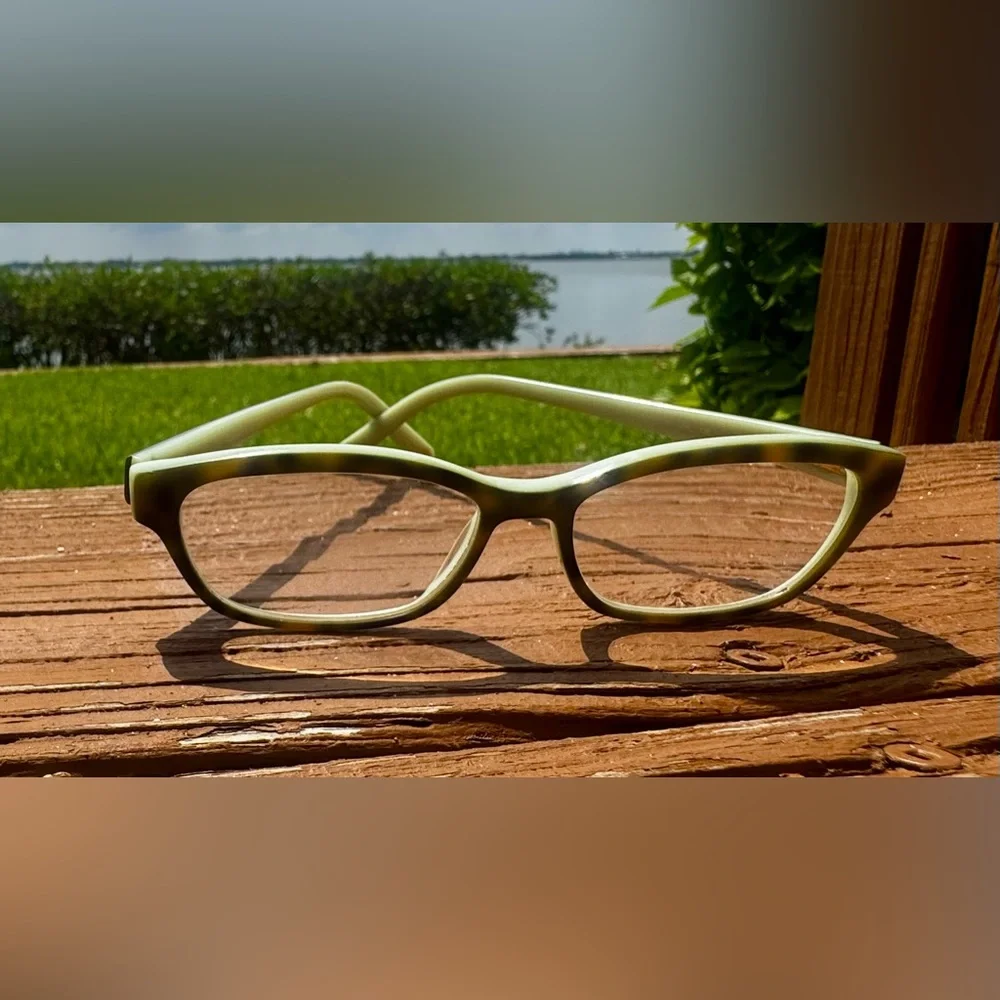 Banana Republic Eyeglass Frames Only NORA Mint Green/Brown Tortoise 38-19-135